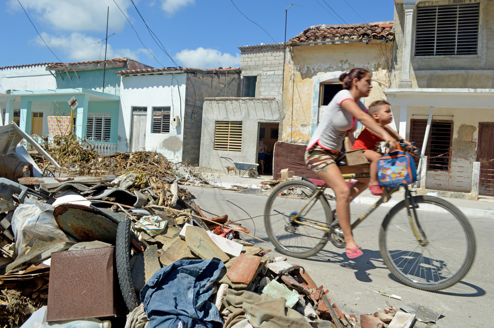 En Caibarién, la furia de Irma descargó toda su fuerza y jugó a su antojo con este poblado al centro-norte de Cuba